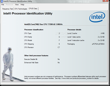 processor identification